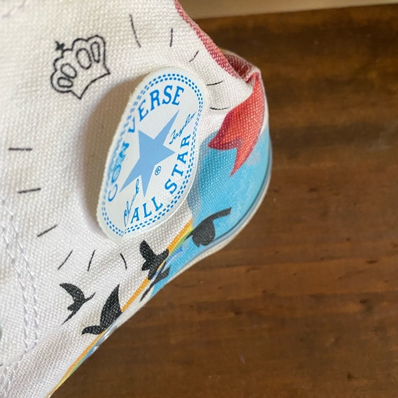 Converse RED Africa Green hi-top Rare!!! - Picture 5 of 7